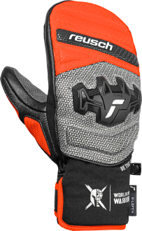 Reusch Worldcup Warrior GS Junior Mitten 6571411 7588 schwarz front